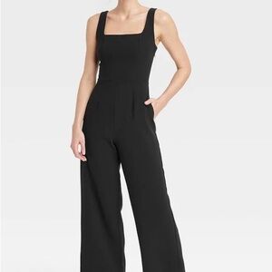 A New Day Black Sleeveless Jumpsuit